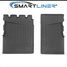 SMARTLINER Custom Fit Floor Mats 2nd Row Rugged Rubber 2020-2025 Can Am Defender