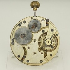 Rare Pocket Watch Movement Men's no fusee duplex chronometer no repeater RAR