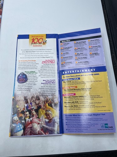 Disney Magic Kingdom Guidemap Fantasy Reigns Kodak 2002 - Imagen 3 de 6