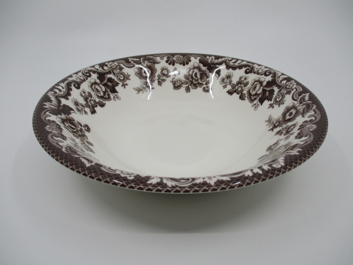 SPODE DELAMERE BROWN PASTA BOWL 1/8
