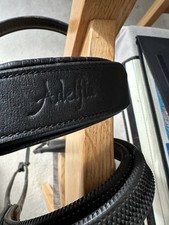 Shires Adelfia Rolled Leather Black Bridle