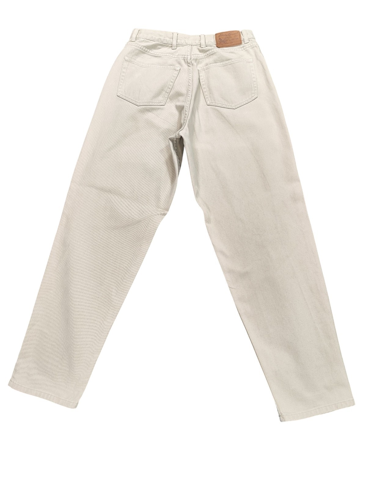 Eddie Bauer Loose Fit Jeans Women's Size 14 29W 31L Beige Relaxed Cowgirl Wester image 4