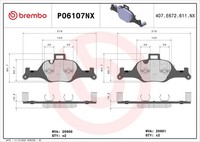 Brembo BremsbeläGe Mit Ausgleichsgewichten Vorne Rechts Links FüR Bmw 7 5 6 X3