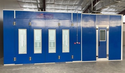 PAINT BOOTH / MIXING ROOM / HEAT INCLUDED / UL & ETL Listed / SATA GUN INCLUDED.