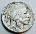 1936 S Buffalo Nickel XF