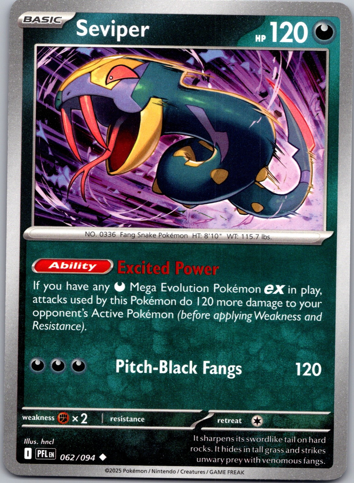 ME02: Phantasmal Flames #062/094 Seviper