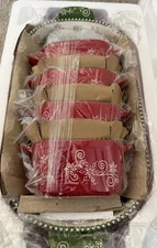 New Temptations Bakeware Christmas Holiday Floral Lace Festive 21 Piece Set 2018