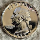 1962 Washington Quarter Proof : Ultra Superb Gem BU++, From Mint PKG - .9 Fine