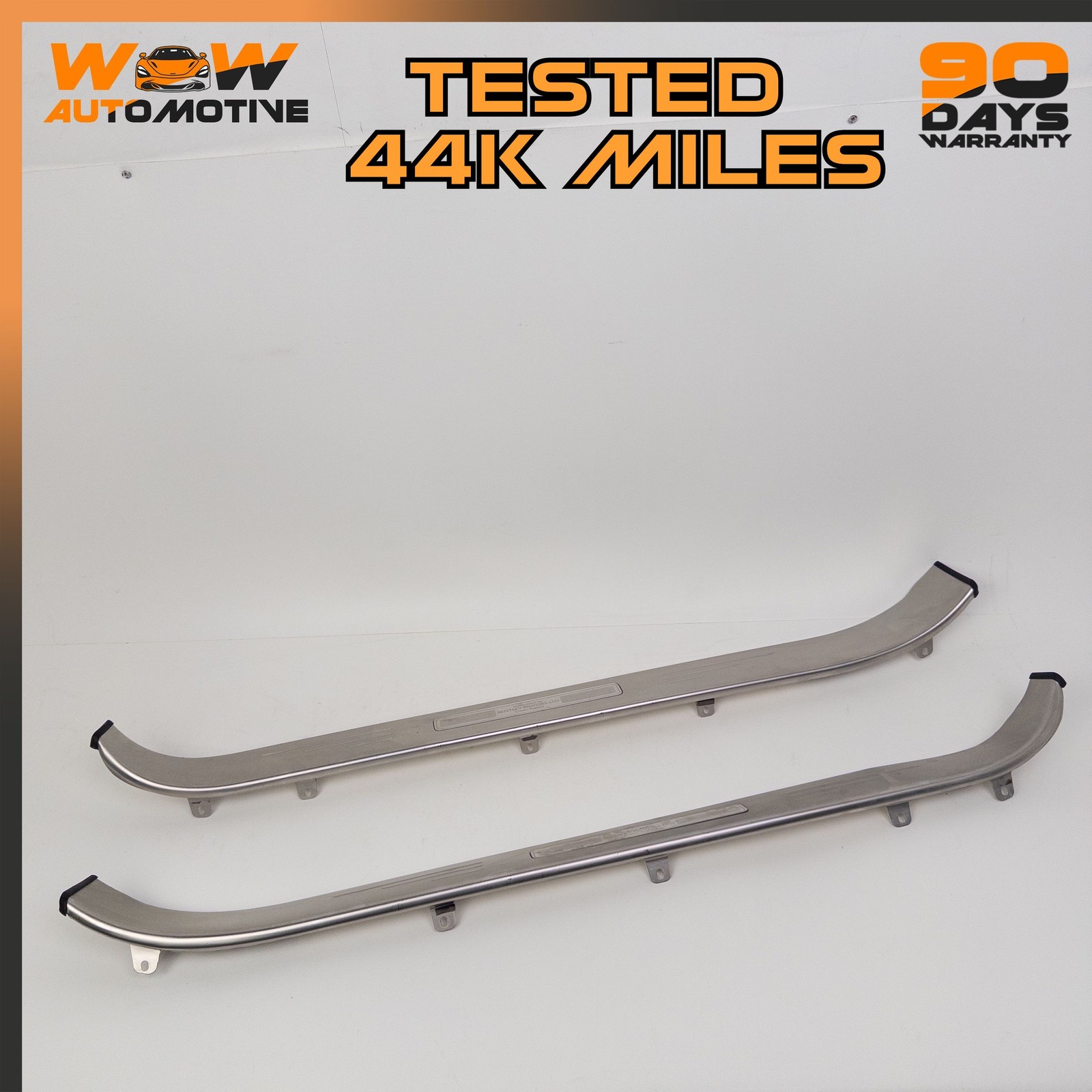 12-17 BENTLEY CONTINENTAL GT COUPE FRONT LEFT RIGHT OUTER DOOR STEP SILL OEM