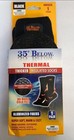 35° Below Thermal Socks Aluminized Fibers Nylon Warming 1 Pair Black Large — photo 1