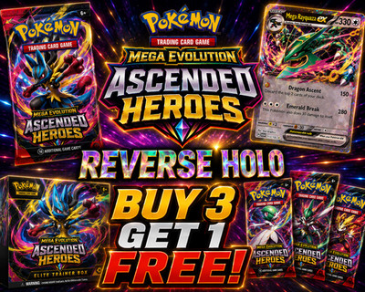 Ascended Heroes - Rev Holo - Choose Your Own Card! Buy 3 get 1 and Free Shipping