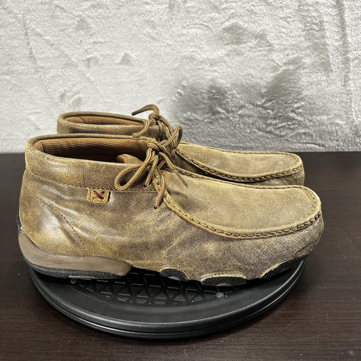 Twisted X Men\'s Chukka Driving Moc Brown Lace Up Shoes MDM0003 Size 10.5 Wide image_cfed7c8f-4f4a-4ed6-904a-  main image 3