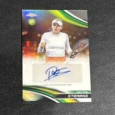 2025 Topps Chrome Tennis Peyton Stearns RC Refractor Auto 