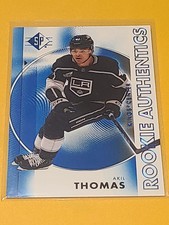 KINGS AKIL THOMAS 2024-25 UPPER DECK SP ROOKIE AUTHENTICS BLUE #113 RC