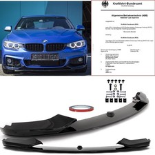 Frontspoiler Sport-PERFORMANCE schwarz Glanz passend f�r BMW F32 F33 F36 M-Paket