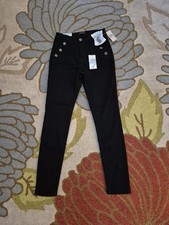 NWT Curve Appeal Curve Creator Skinny Black Jeans Women  s Size 2