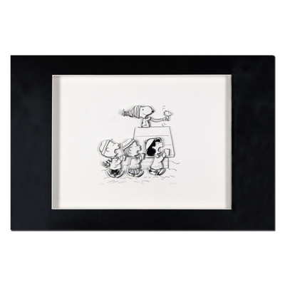 Peanuts ''Caroling Crew'' Numbered 3D Layered Limited Edition Cartoon Art