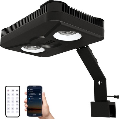 Aquarium LED Lampe  WiFi-Steuerung 135W Programmierbare Vollspektrum mit Ständer