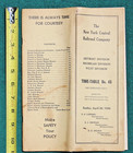 1956 New York Central Railroad Detroit Division NYC Employee Timetable Michigan — photo 1