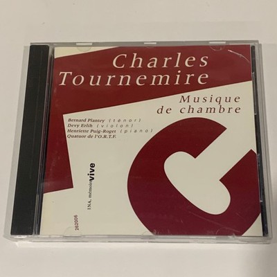 Charles Tournemire Musique de Chambre CD Classical Bernard Plantey Devy Erlih