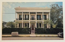 Jefferson Davis House Forsyth Mansion New Orleans LA Plastichrome Postcard