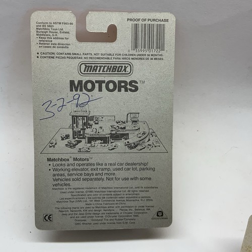 MATCHBOX VECTRA CAVELIER GS MB22 HTF NUEVO Sellado Raro Rojo. Matchbox Motors 1992 - Imagen 3 de 7