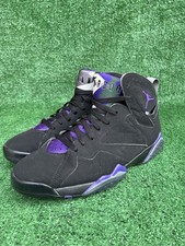 Air Jordan 7 Retro PE Ray Allen Men’s Size 11 304775-053 Black Field Purple