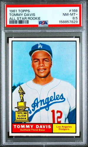 1961 Topps Tommy Davis #168 card