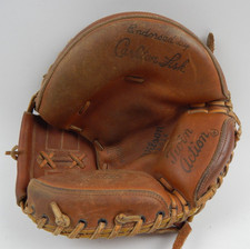 Vintage Wilson A2514 Catchers Mitt RHT Streamlined Fingers Twin Action Clean