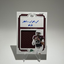 Marcel Reed 2025 Panini National Treasures Collegiate SP Patch Auto /99 Texas AM