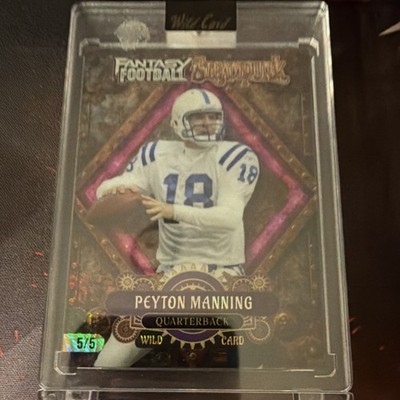 Wild Card 2026 Fantasy Football Steampunk Peyton Manning Colts FSPPU03-PM 5/5