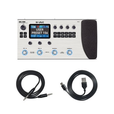 Guitar Bass Pedal with 360+ Effects, 160 Presets, 300' Looper & MIDI Support