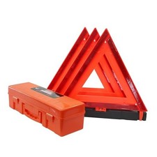 3 Pack Foldable Warning Reflective Triangles with Carrying WT-3PK - Sand FILLED