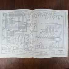 VINTAGE HAMMOND ORGAN A-100, A-101, AND A102 SCHEMATIC/WIRING DIAGRAM