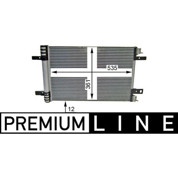 Mahle AC 886 000P Kondensator, Klimaanlage-image
