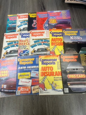 #ad consumer reports 1980s magazines a lot of 14 excellent condition $29.99
