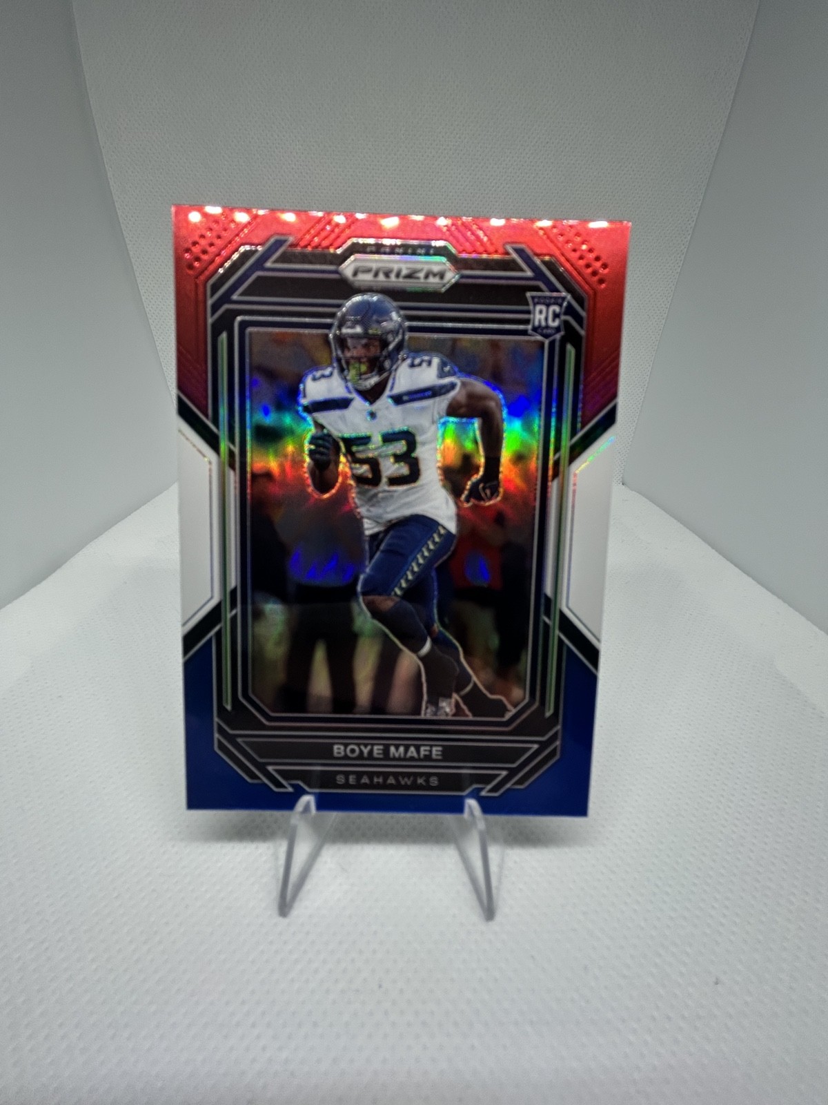 Boye Mafe Panini Prizm #386 Red/White/Blue