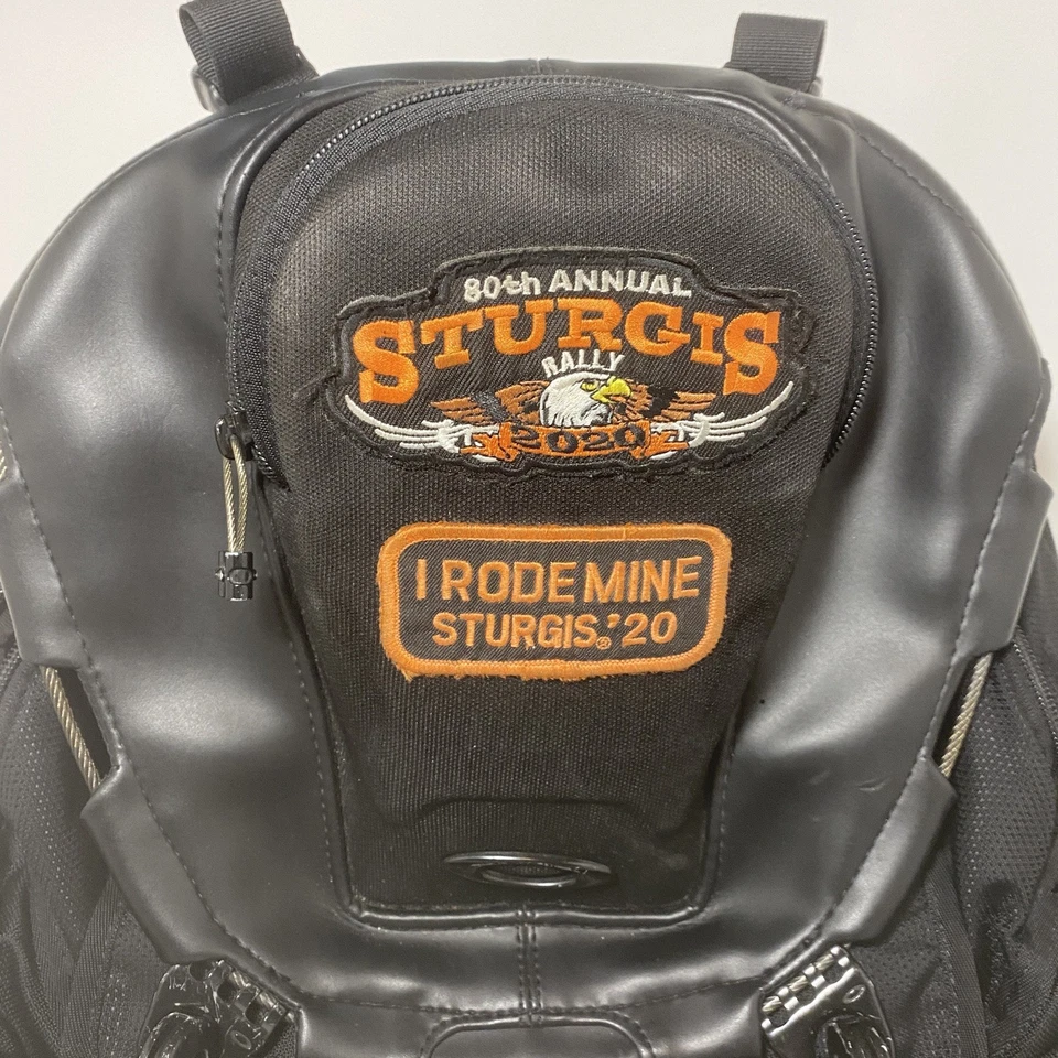 Oakley Kitchen Sink Backpack 34L Stealth Black Sturgis Rally Embroidered - Image 4 of 4