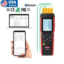 UNI-T 4CH Digital Thermocouple Thermometer Data Logger/Bluetooth/K,J,T,E,R,S,N