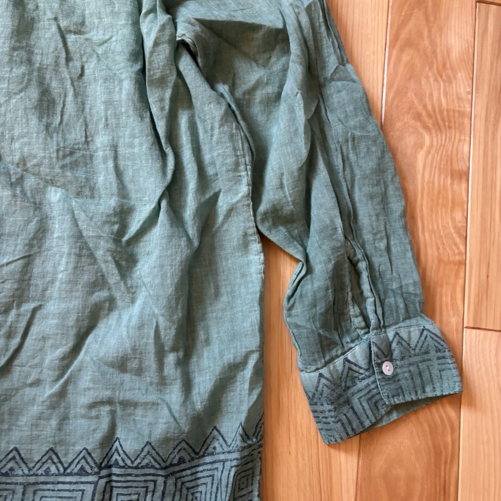 Signals Boho Patterned Button Front Lightweight C… - image 9