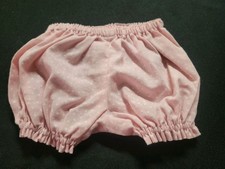 Vintage 80s Pink Diaper Cover Bloomers Baby Infant