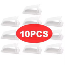 Data Cable Organizer Winder Desktop Workstation Tidy Management Clip Wire Holder