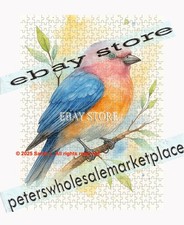 500 piece jigsaw puzzle Bluebird Portrait Nature