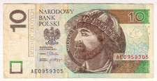 2012 Poland 10 Zlotych 0959305 Paper Money Banknotes Currency