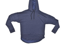 Under Armour Women's Size Small Blue Heather Loose Fit Lightweight Pullover Hood