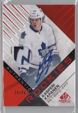 2016 SP Game Used Red Spectrum Premium Material 20/25 Kasperi Kapanen Auto ev1