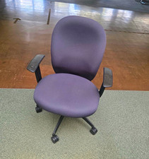 Grey Fabric Operator/Task Office Chair Swivel Armrests Castors Height Adjust