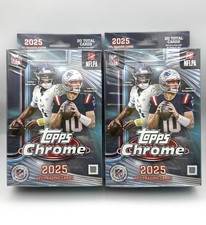 2025 Topps Chrome Football Hanger Box - Lot of 2 (New In Hand) SEALED Ships Now