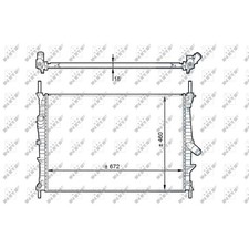 RADIATOR WATER COOLER ENGINE COOLING FOR FORD 1494933 NEW