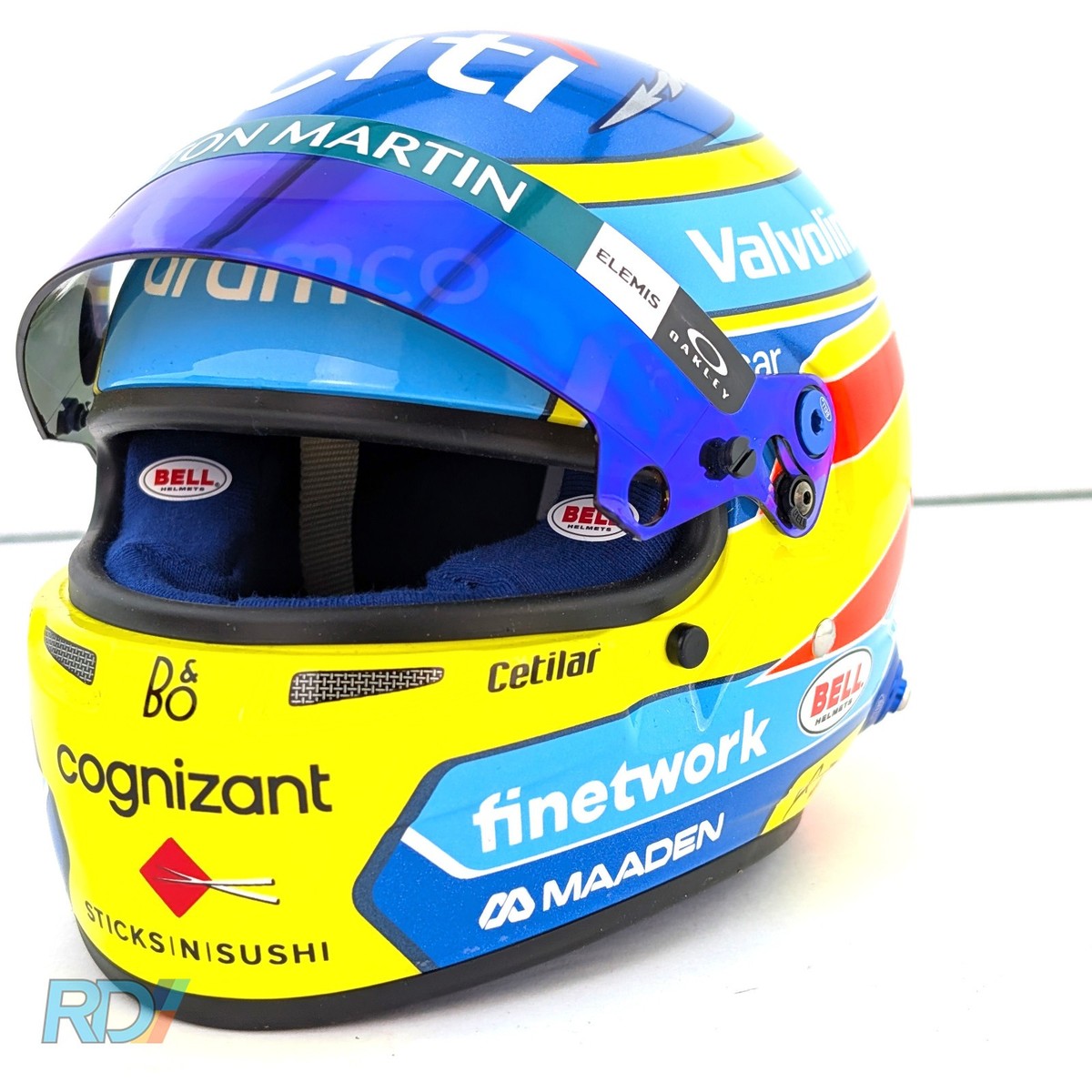 F1 Alonso & Button ミニチュアヘルメットセット売り F1 Alonso
